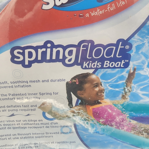 Swimways Springfloat Kids Boat NEW - Picture 2 of 6